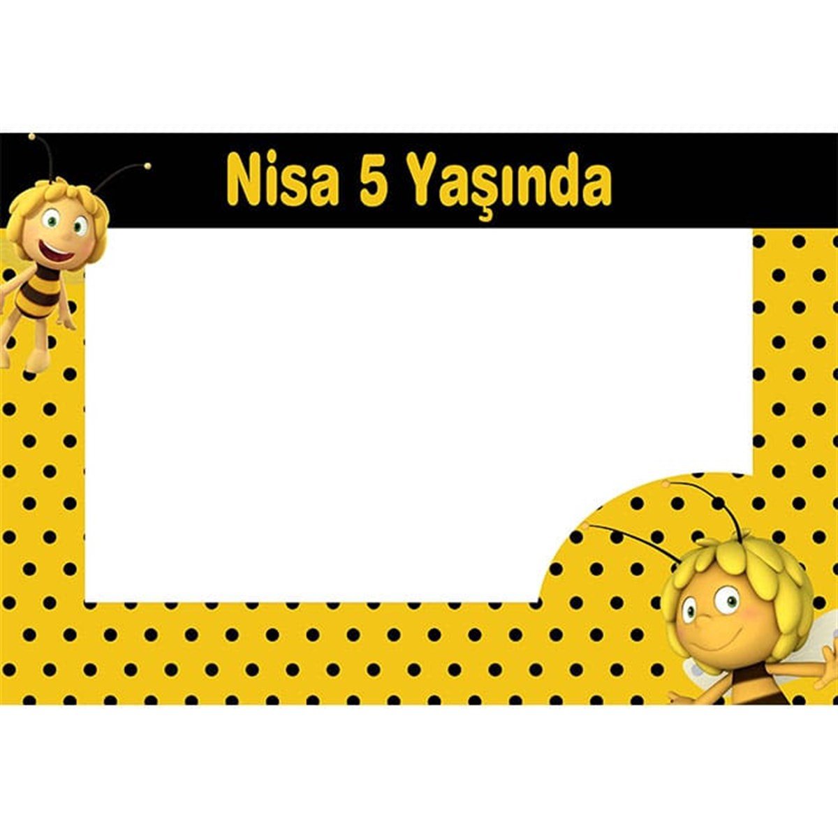 Kişiye Özel Arı Maya Fotoğraf Çerçevesi