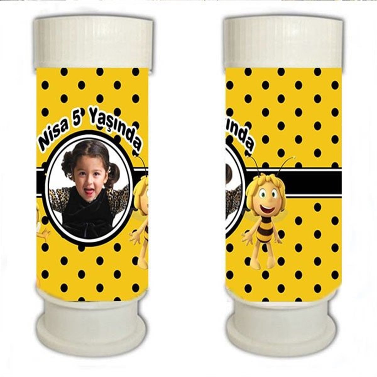 Kişiye Özel Arı Maya Köpük Baloncuk 8 Adet