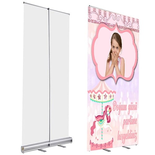 Kişiye Özel Atlı Karınca Temalı Roll Up Afiş