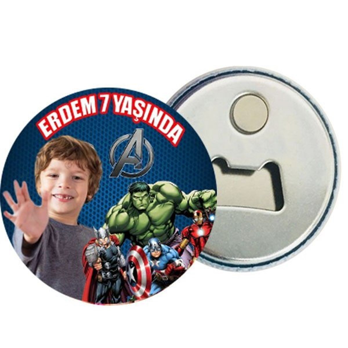 Kişiye Özel Avengers Magnet Açacak 15 Adet