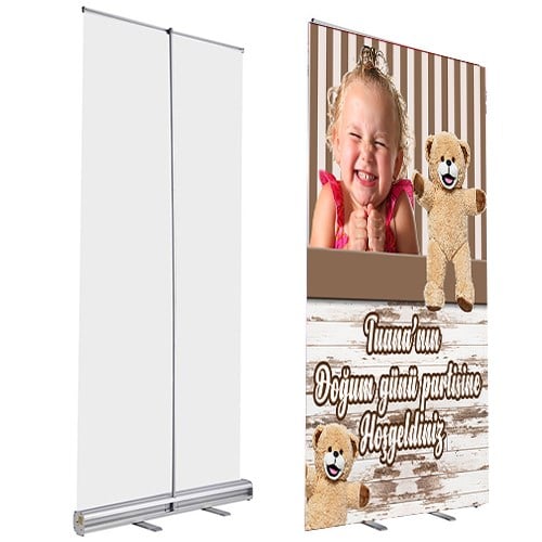 Kişiye Özel Ayıcık Temalı Roll Up Afiş