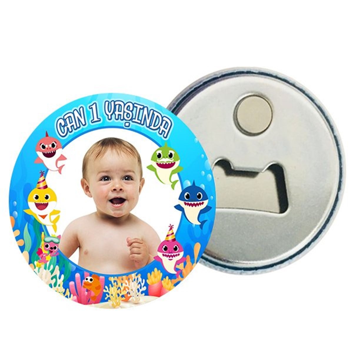 Kişiye Özel Baby Shark Açacak Magnet