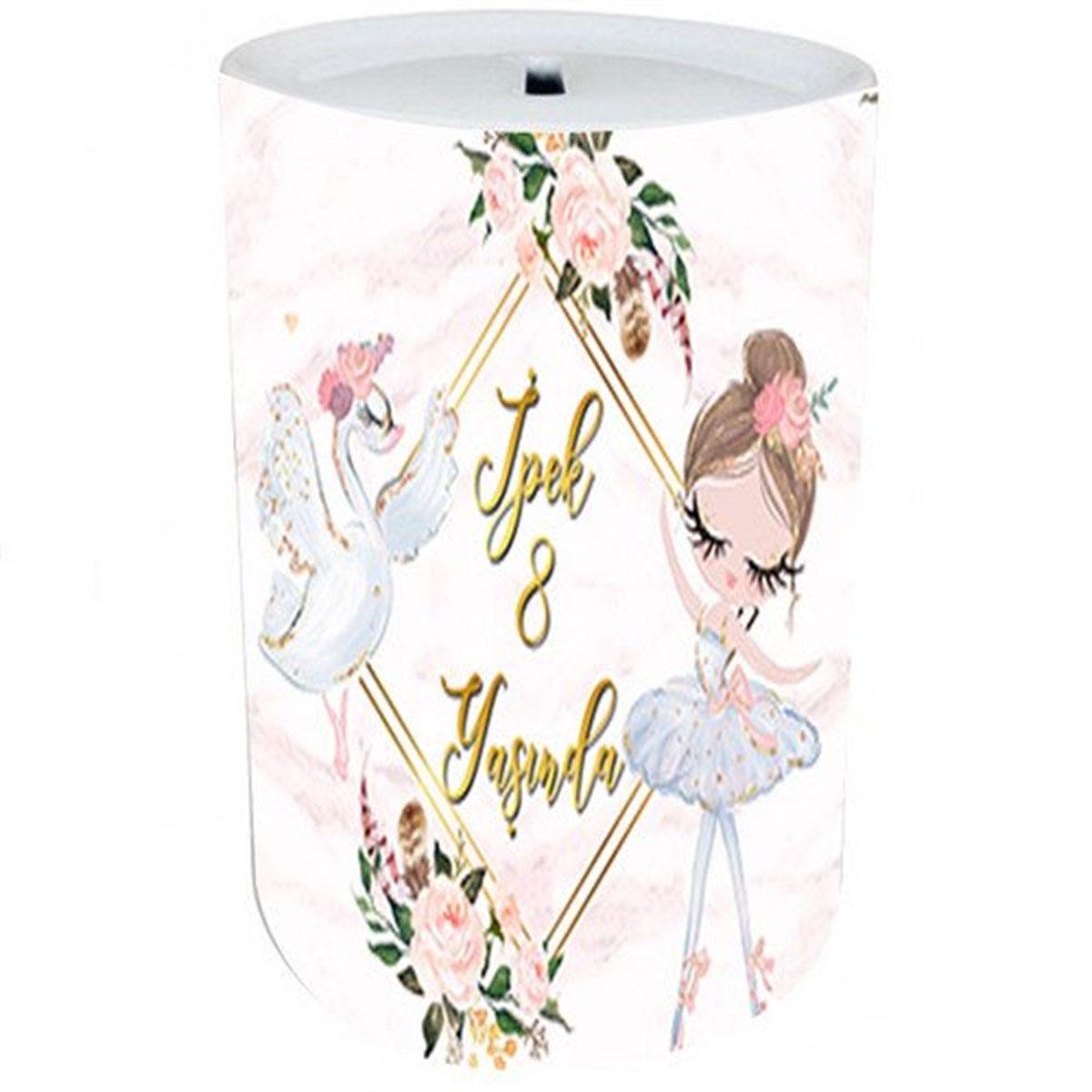 Kişiye Özel Balerin Kumbara 8 Adet