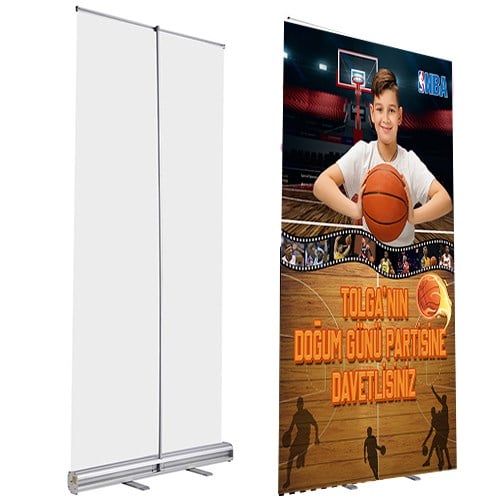 Kişiye Özel Basketbol Temalı Roll Up Afiş