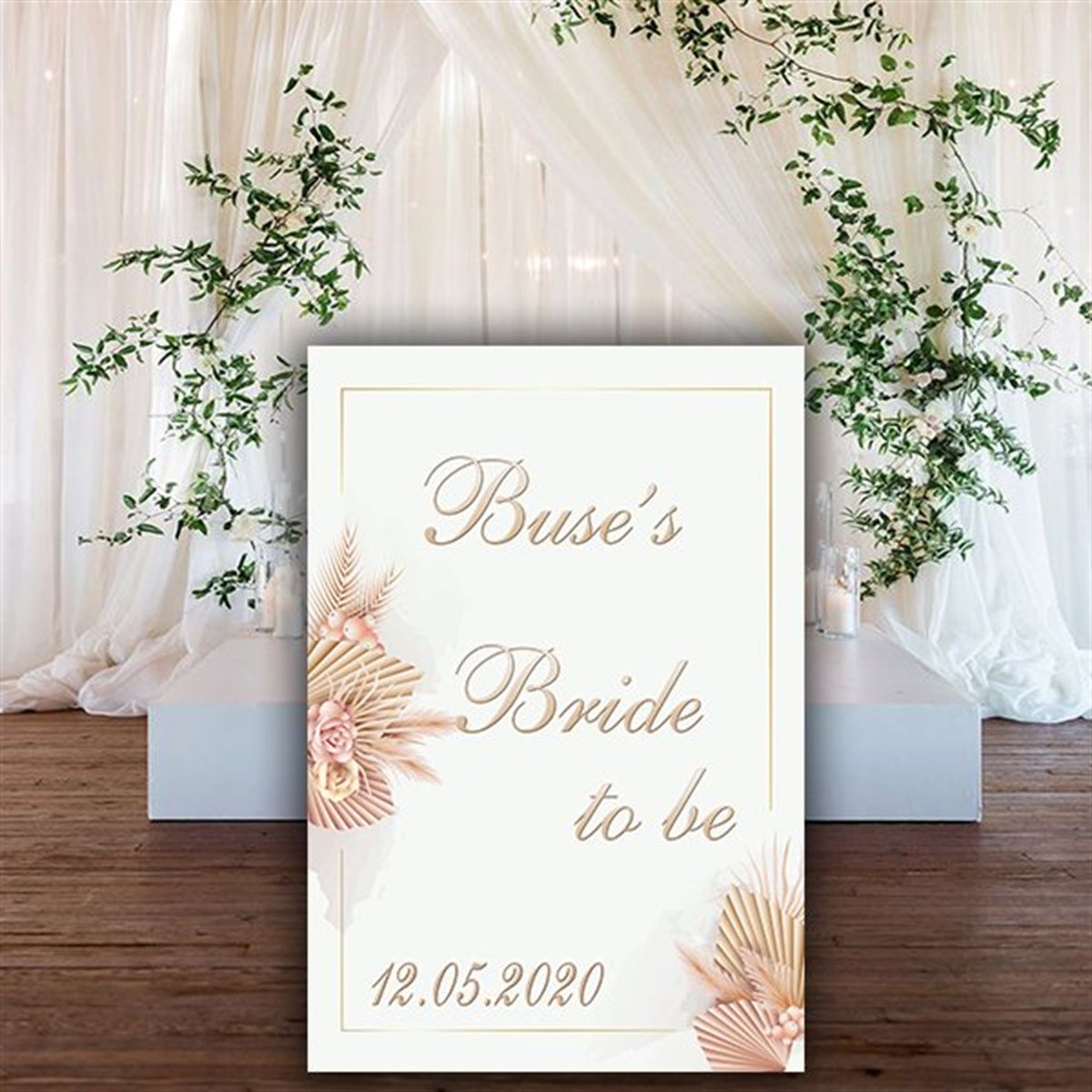 Kişiye Özel Bekarlığa Veda Bride Ayaklı Pano