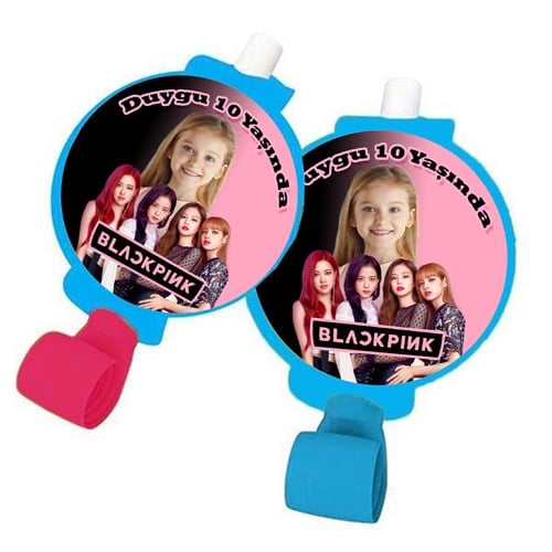 Kişiye Özel Black Pink Kaynana Dili 6 Adet