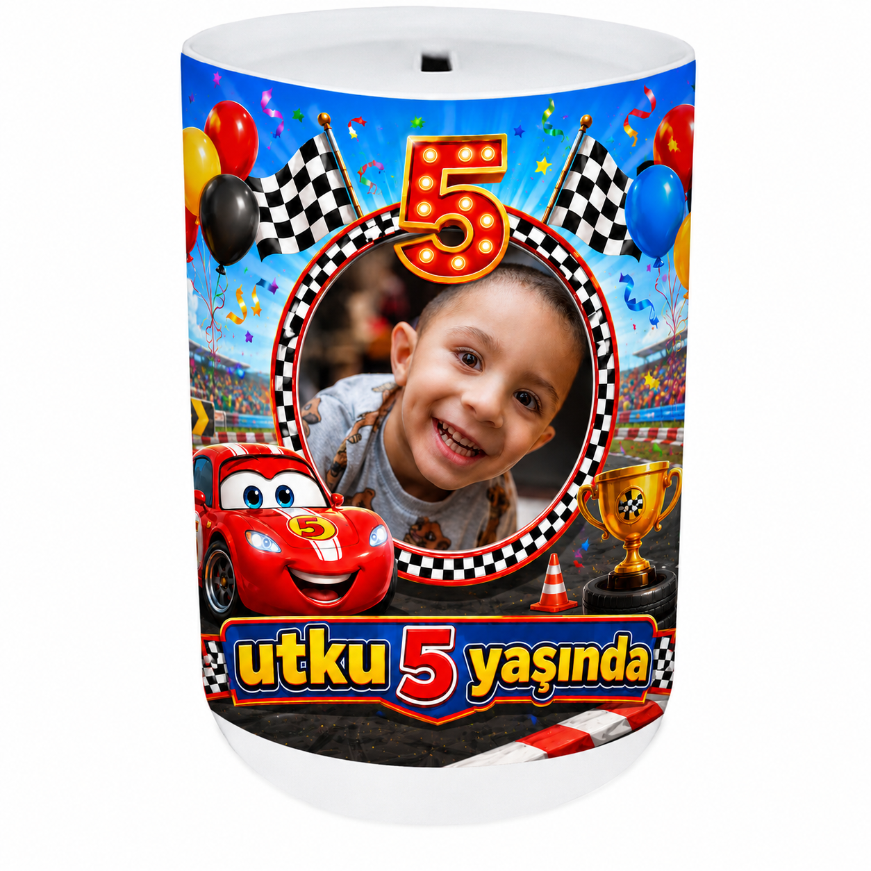 Cars KonseptiKişiye Özel Cars Kumbara 8 Adet
