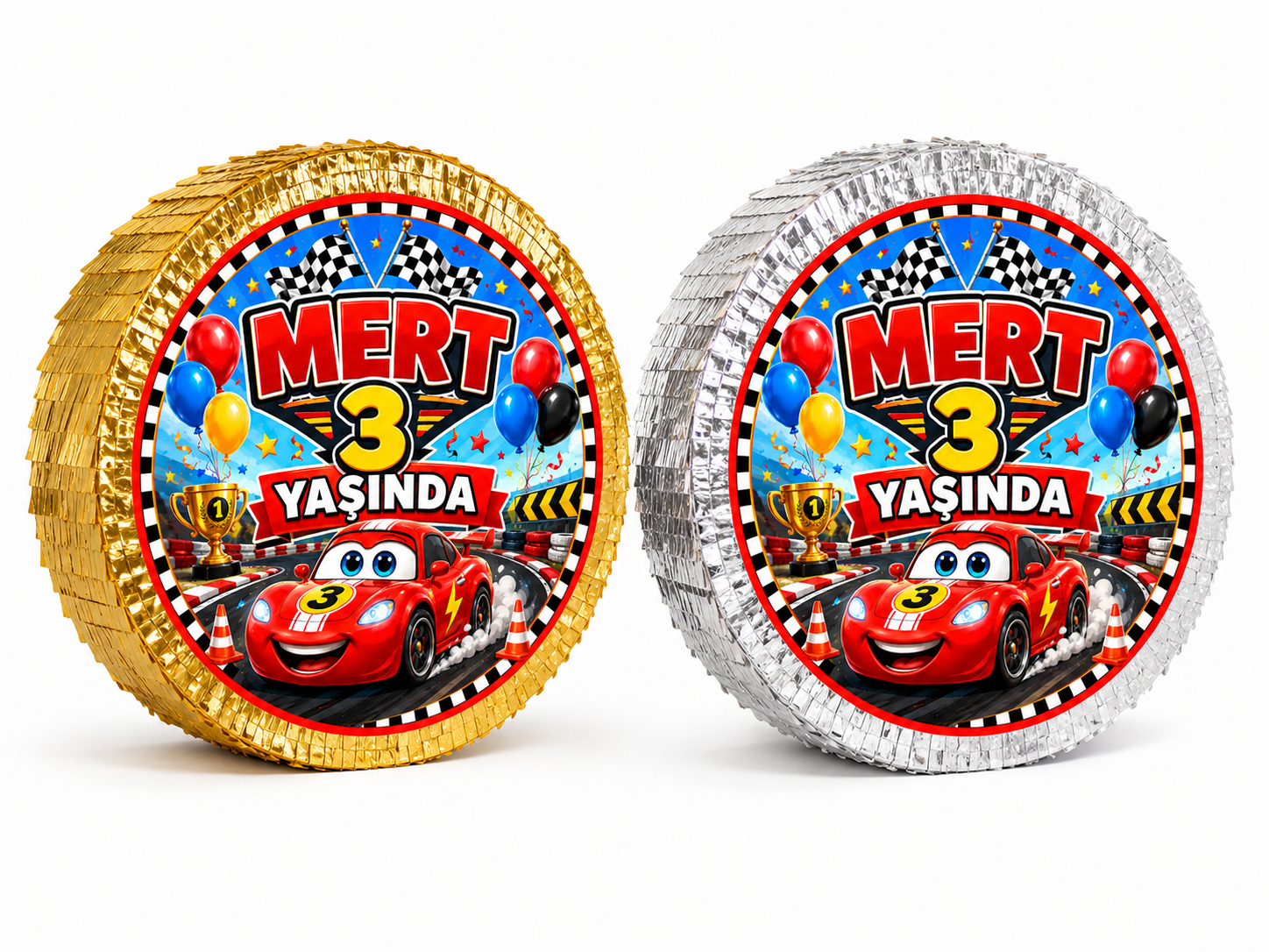 Cars KonseptiKişiye Özel Cars Pinyata + Sopası