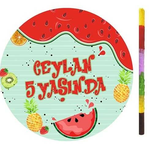 Kişiye Özel Çılgın Meyveler Pinyata