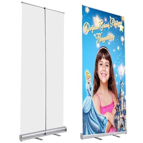 Kişiye Özel Cinderella Temalı Roll Up Afiş