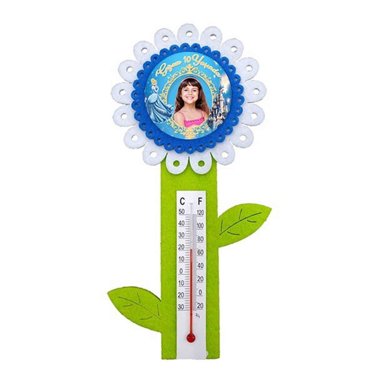 Kişiye Özel Cinderella Termometre 8 Adet