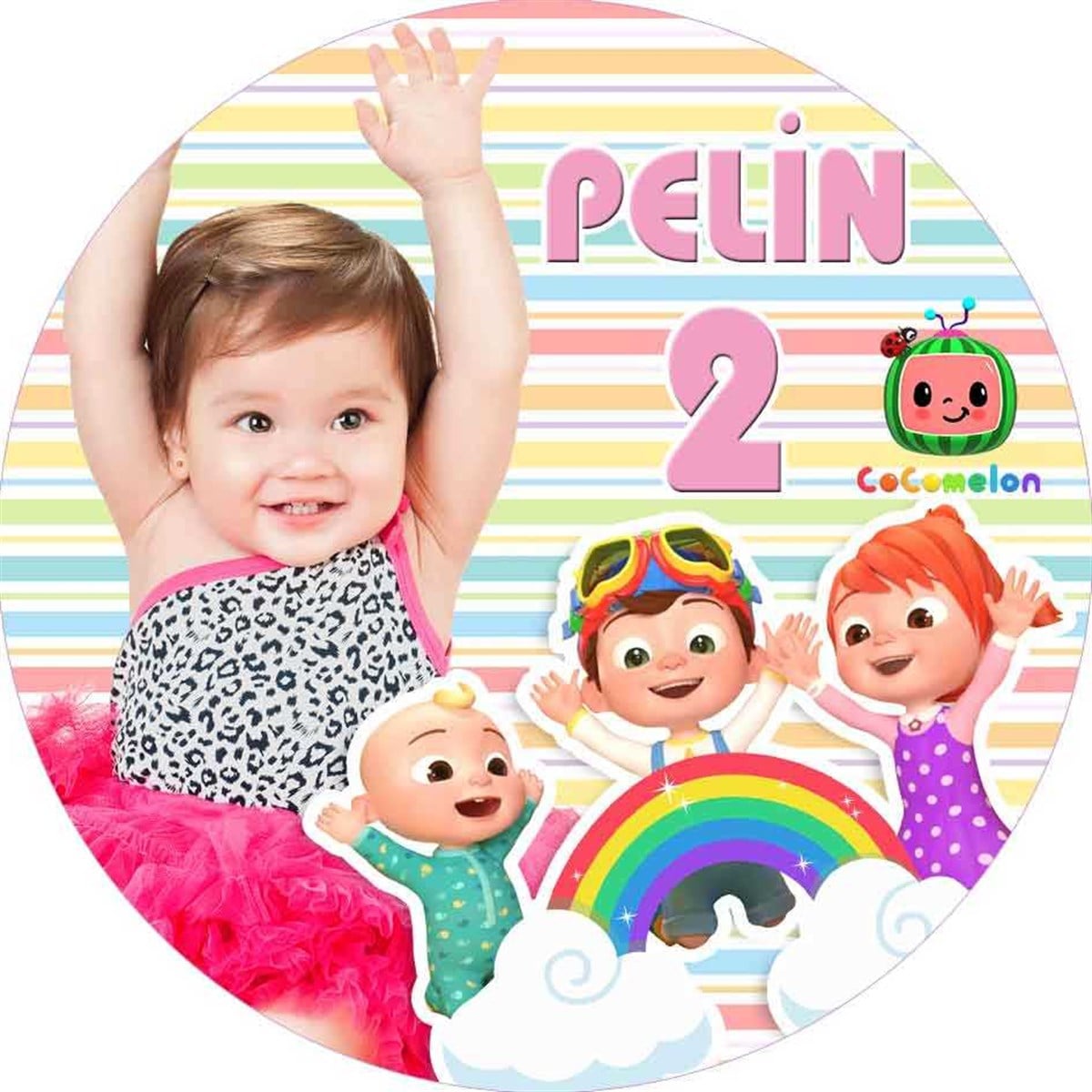 Kişiye Özel Cocomelon Sticker 24 Adet
