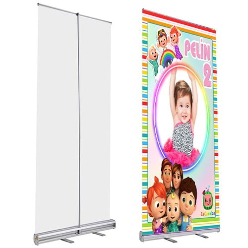 Kişiye Özel Cocomelon Temalı Roll Up Afiş