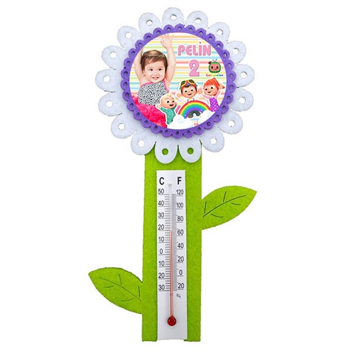 Kişiye Özel Cocomelon Termometre 8 Adet