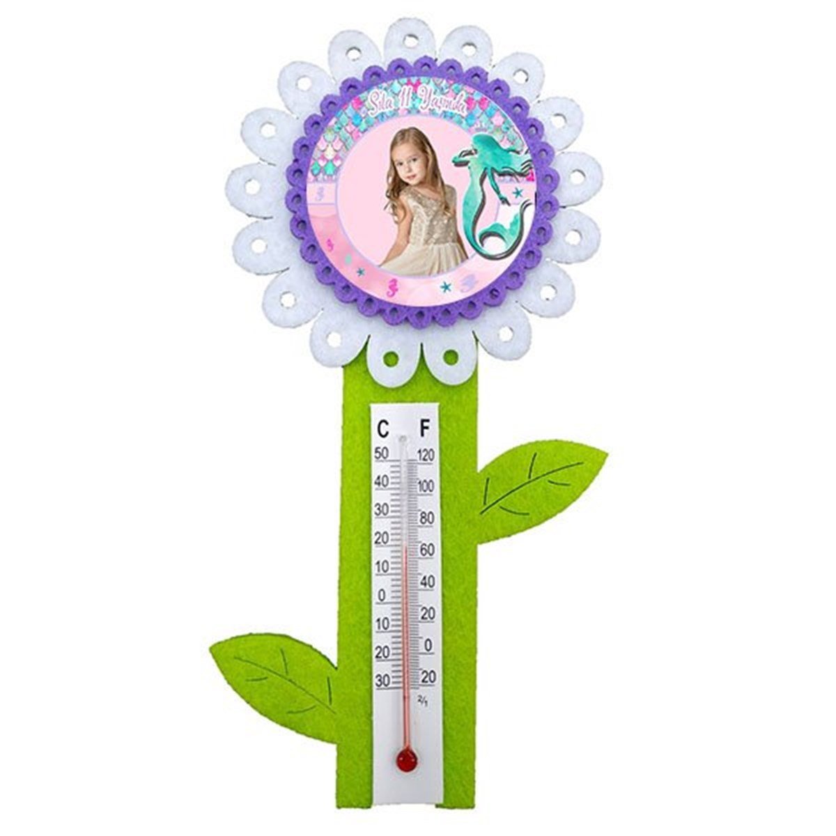 Kişiye Özel Deniz Kızı Termometre 8 Adet