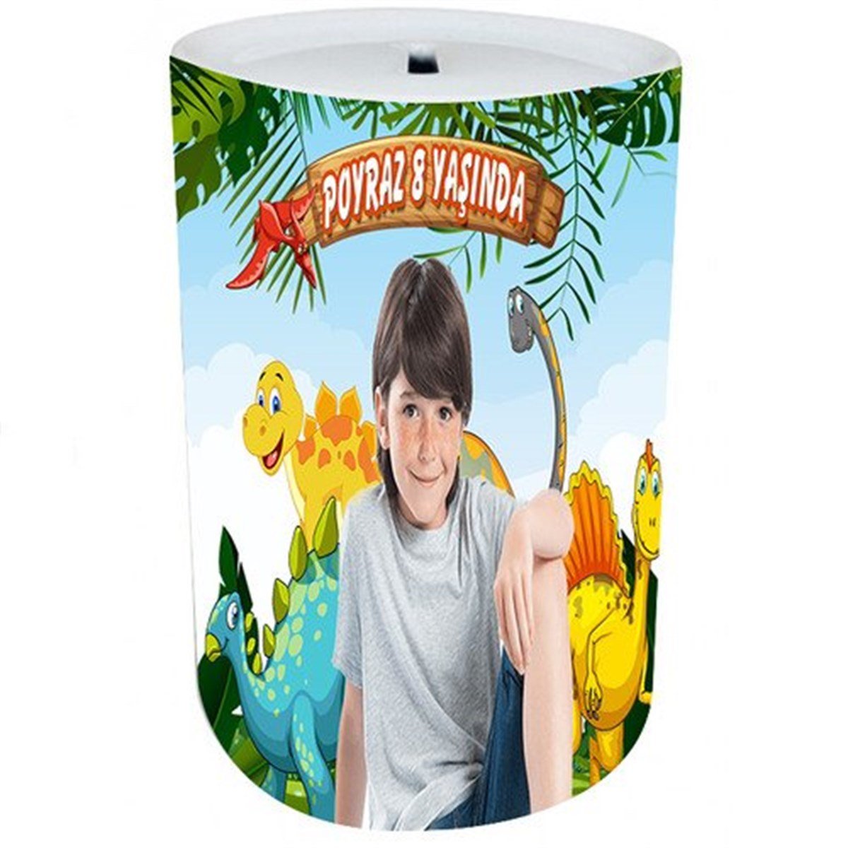 Kişiye Özel Dinozor Kumbara 8 Adet