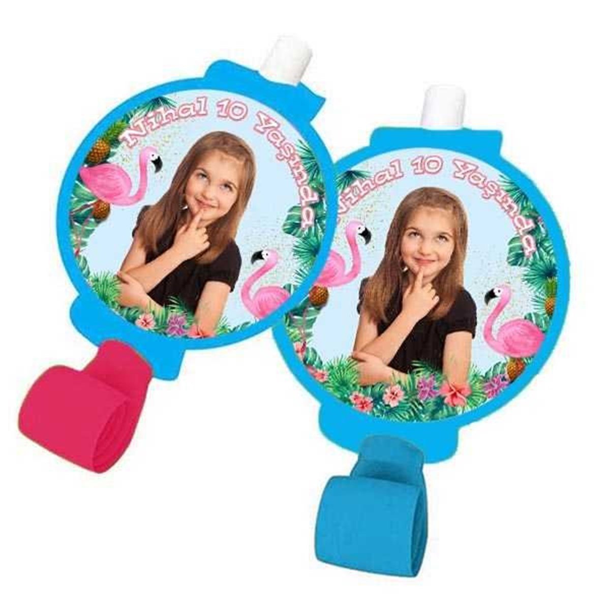 Kişiye Özel Flamingo Kaynana Dili 6 Adet