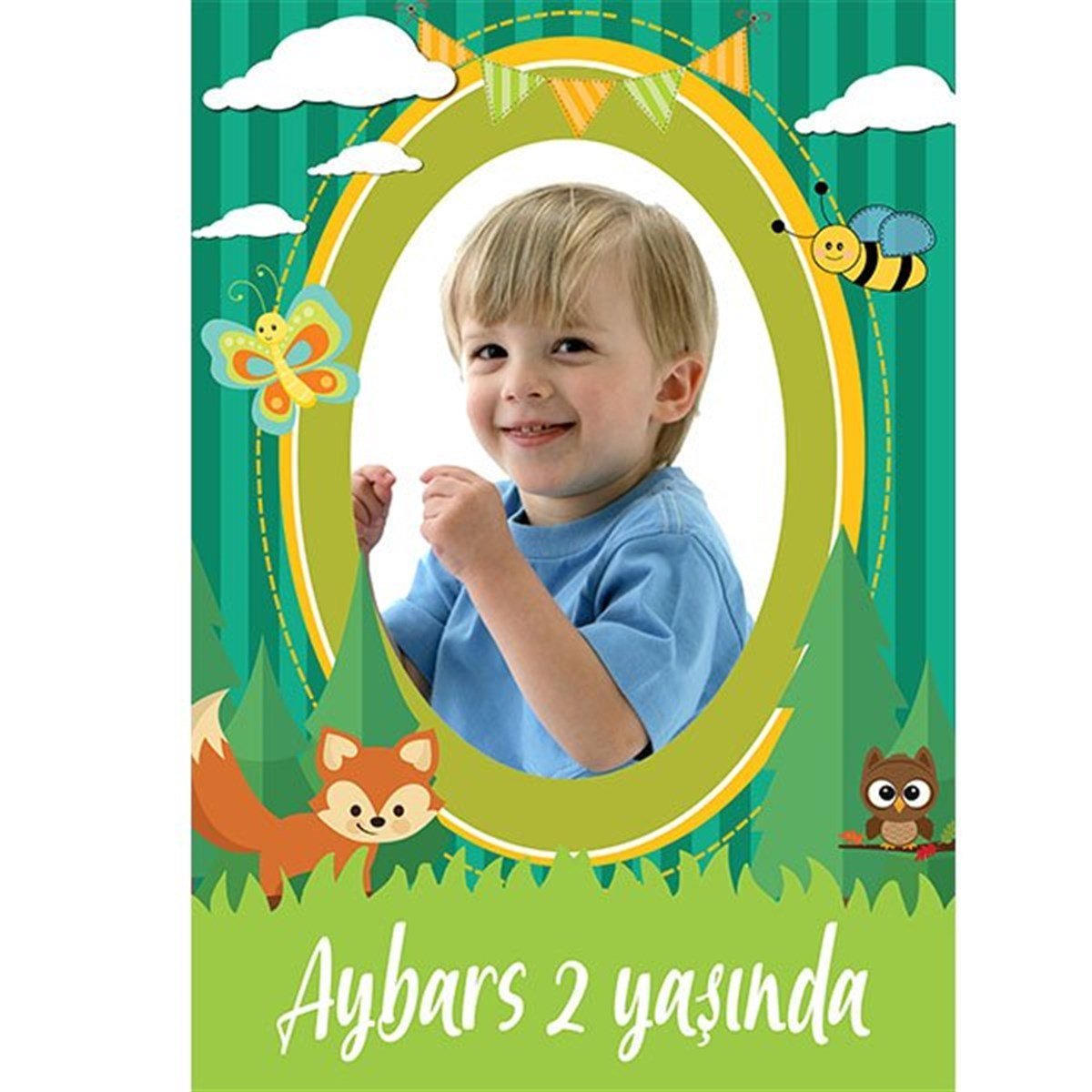 Kişiye Özel Forest Doğum Günü Afişi
