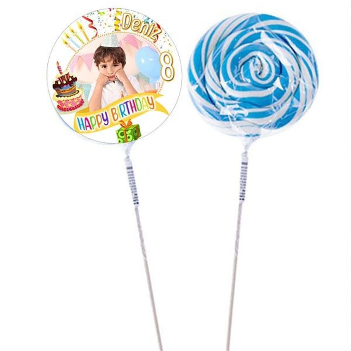 Kişiye Özel Happy Birthday Şeker 10 Adet
