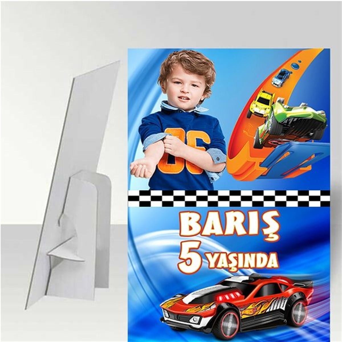 Kişiye Özel Hot Wheels Ayaklı Pano
