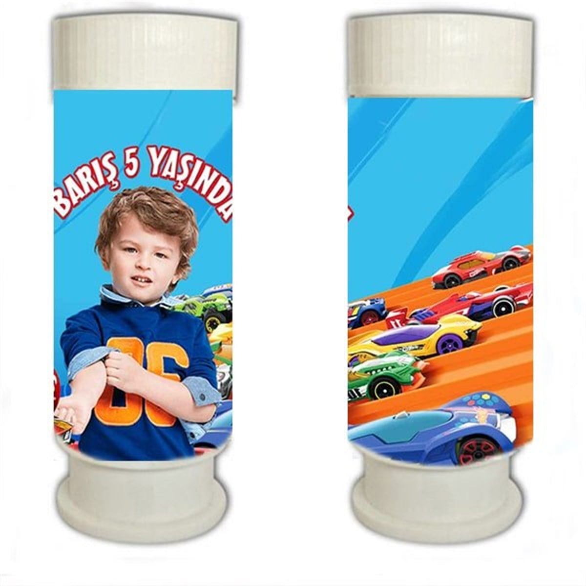 Kişiye Özel Hot Wheels Köpük Baloncuk 8 Adet