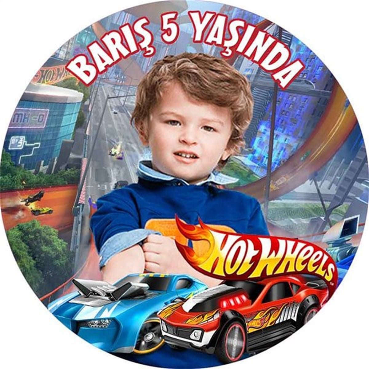 Kişiye Özel Hot Wheels Sticker 24 Adet