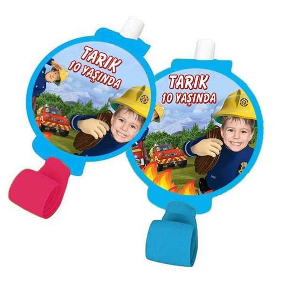 Kişiye Özel İtfaiyeci Sam Kaynana Dili 6 Adet