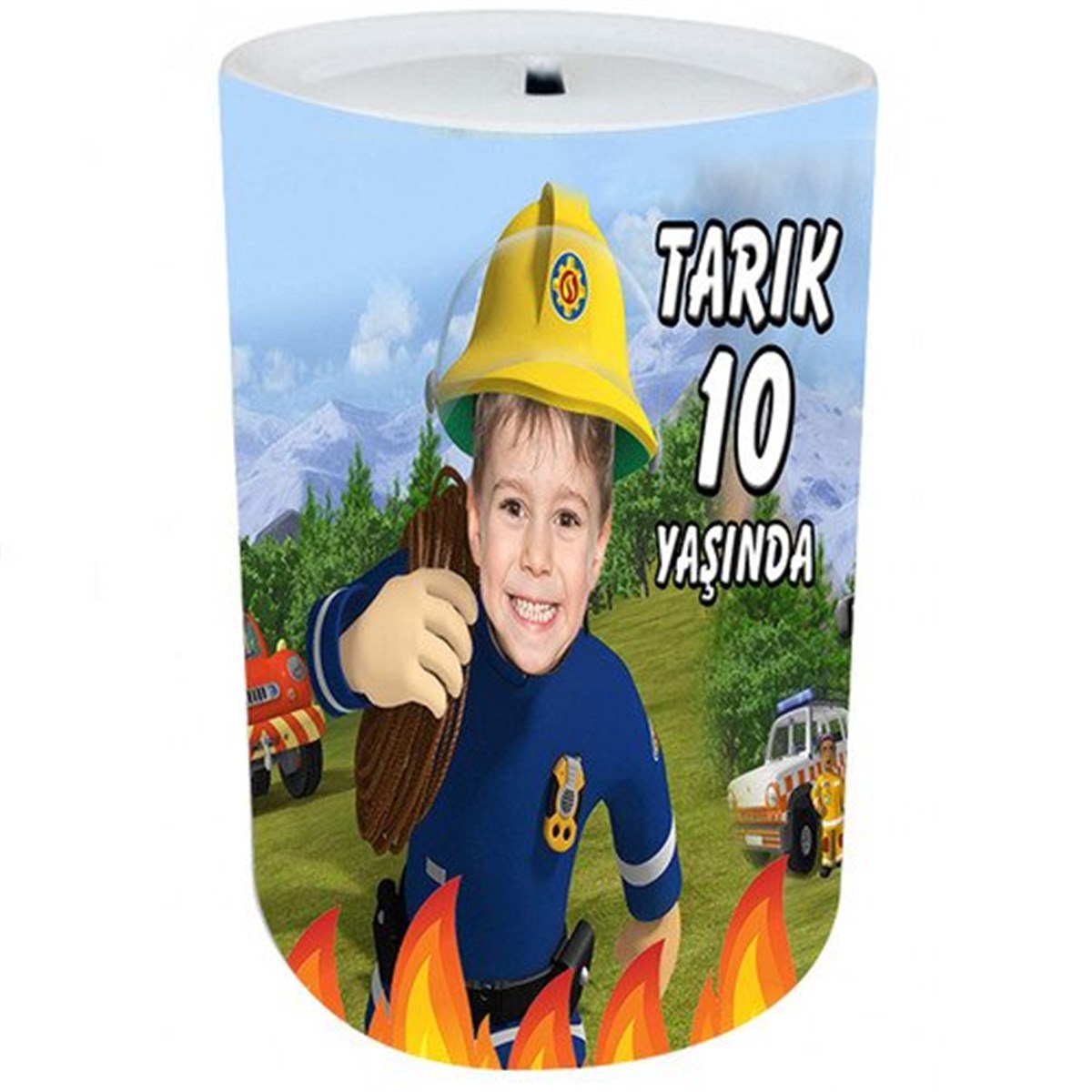 Kişiye Özel İtfaiyeci Sam Kumbara 8 Adet