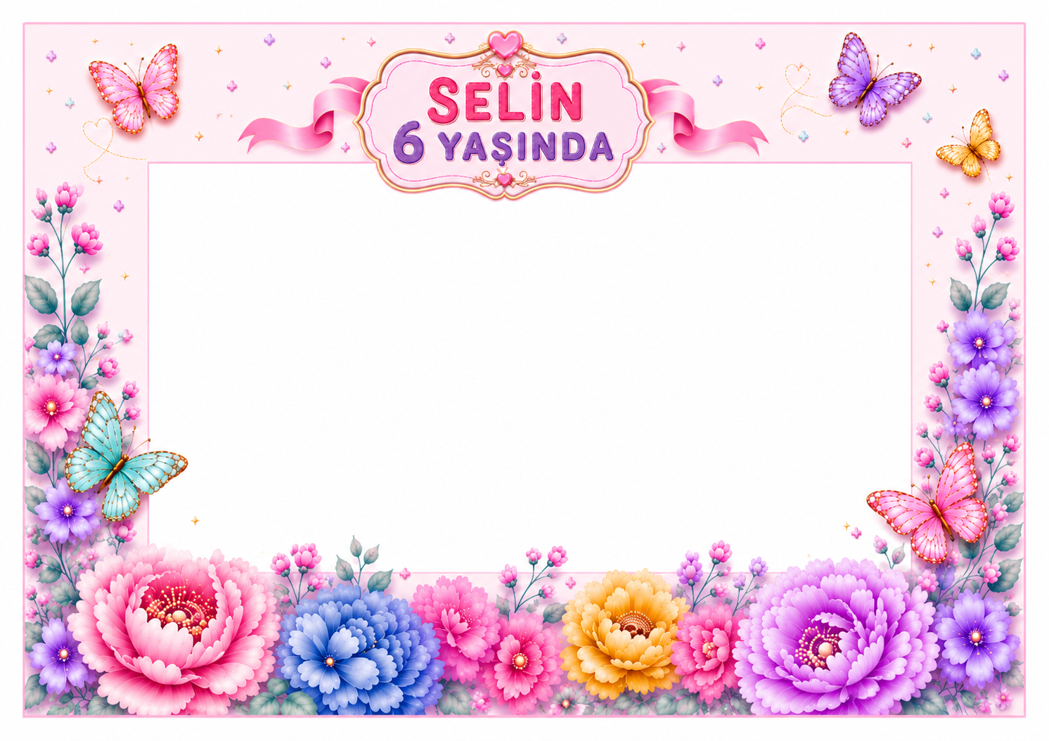 Kelebek KonseptiKişiye Özel Kelebek Çerçeve