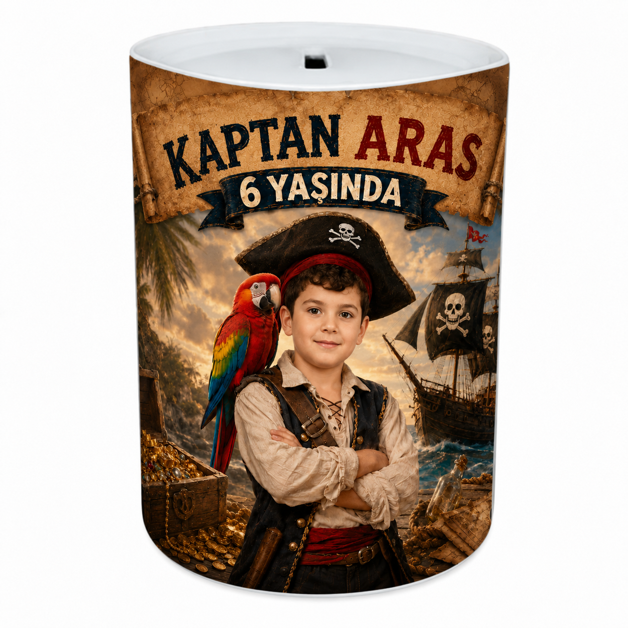 Korsan KonseptiKişiye Özel  Korsan Kumbara 8 Adet