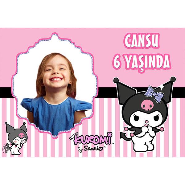 Kuromi Parti KonseptiKişiye Özel Kuromi Temalı  Afiş