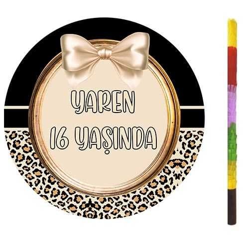 Kişiye Özel Leopar Pinyata
