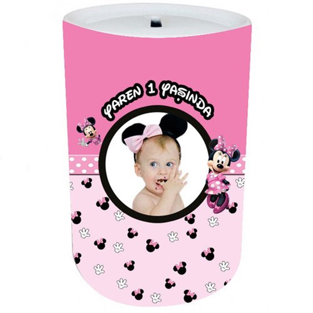 Kişiye Özel Minnie Mouse Kumbara 8 Adet