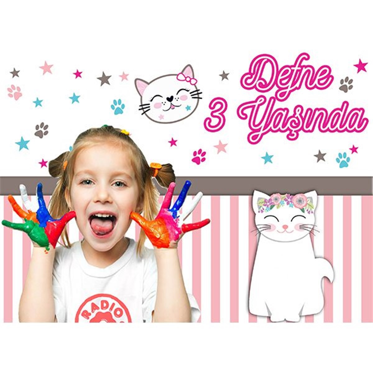 Kişiye Özel Miss Cat Afiş