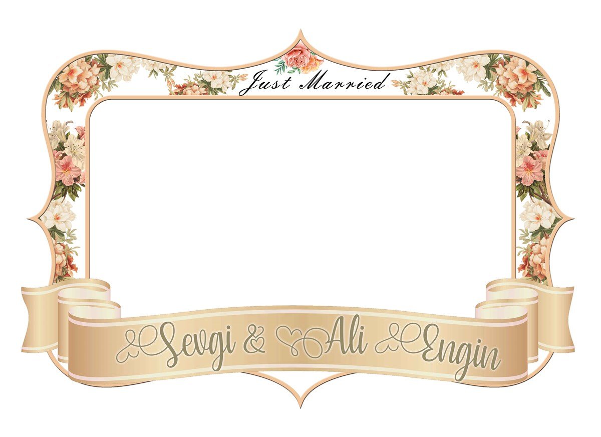 Kişiye Özel Nişan Fotoğraf Çerçevesi
