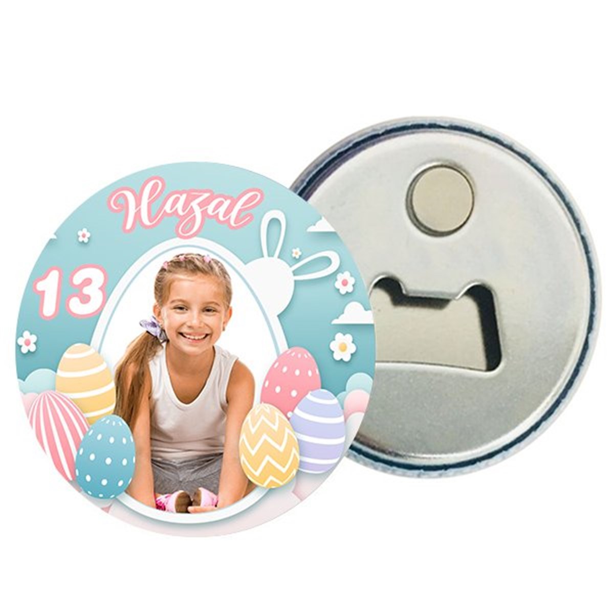 Kişiye Özel Paskalya Magnet Açacak 15 Adet