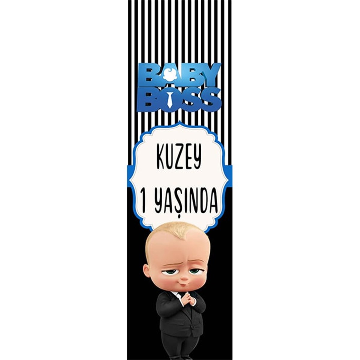 Kişiye Özel Patron Bebek Kitap Ayracı 10 Adet