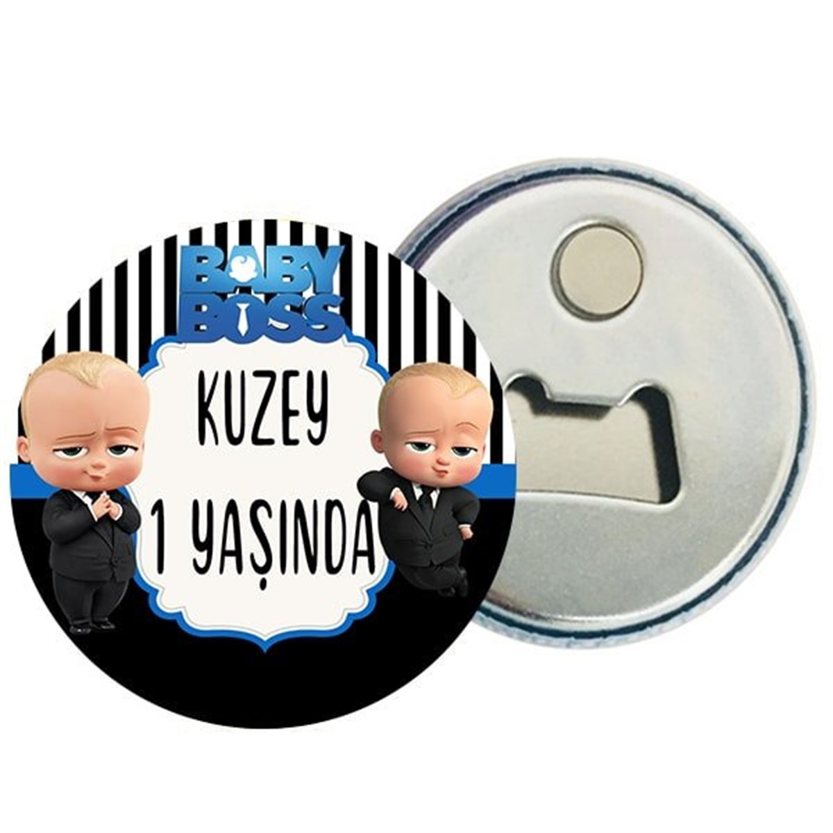 Kişiye Özel Patron Bebek Magnet Açacak 15 Adet