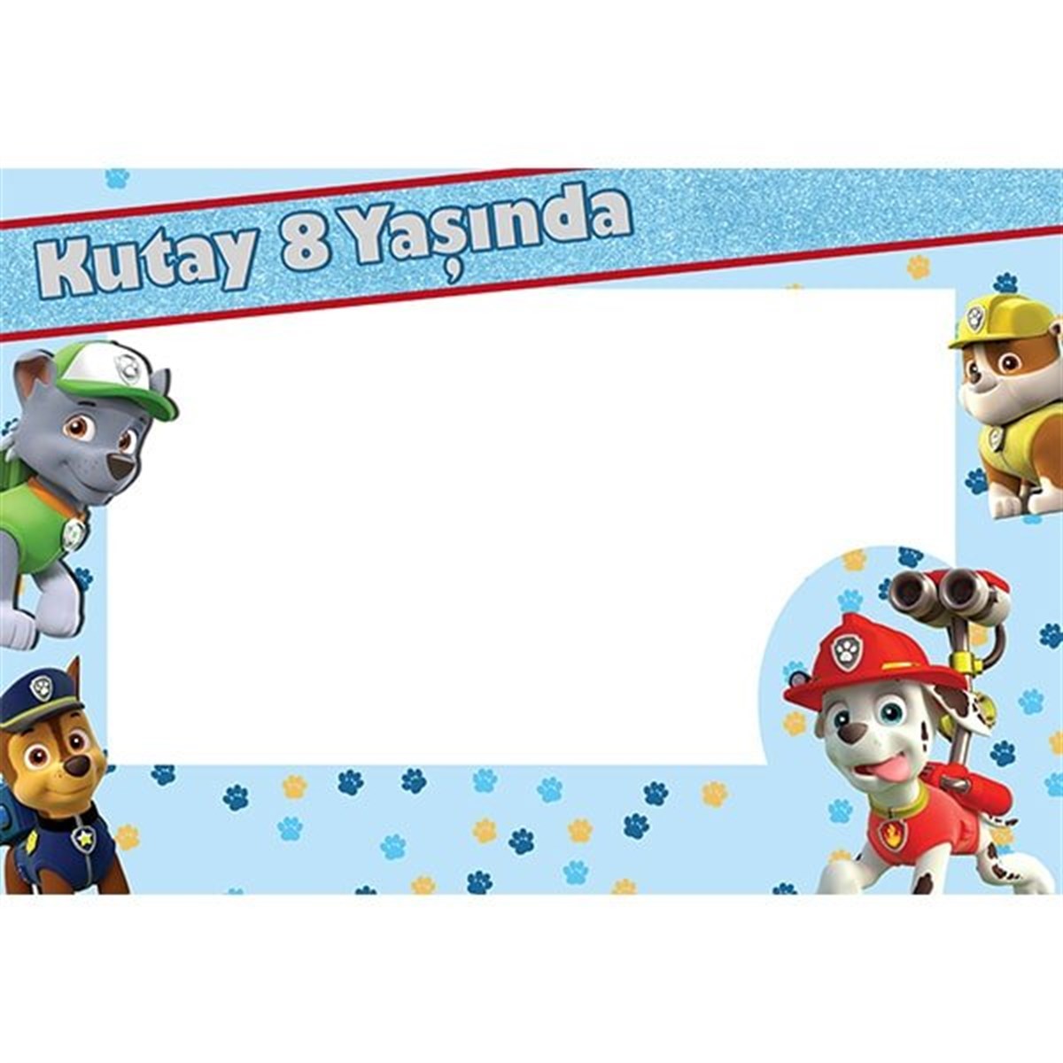 Kişiye Özel Paw Patrol Çerçeve
