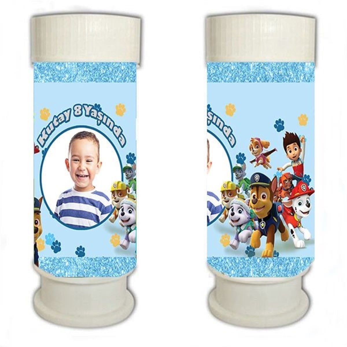 Kişiye Özel Paw Patrol Köpük Baloncuk 8 Adet
