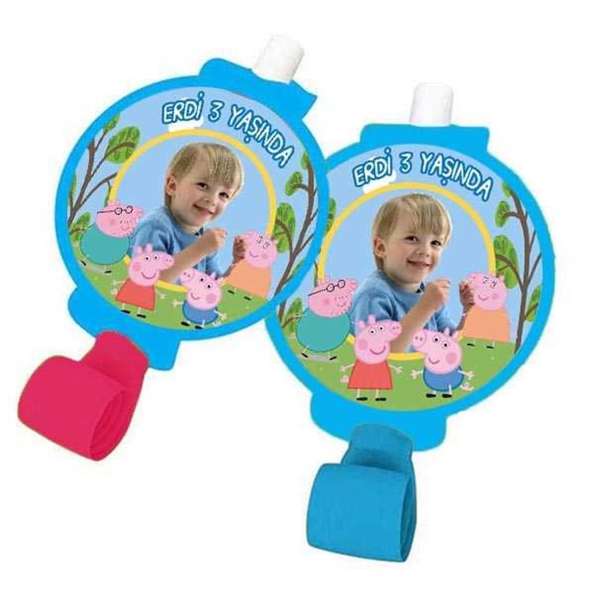 Kişiye Özel Peppa Pig Kaynana Dili 6 Adet