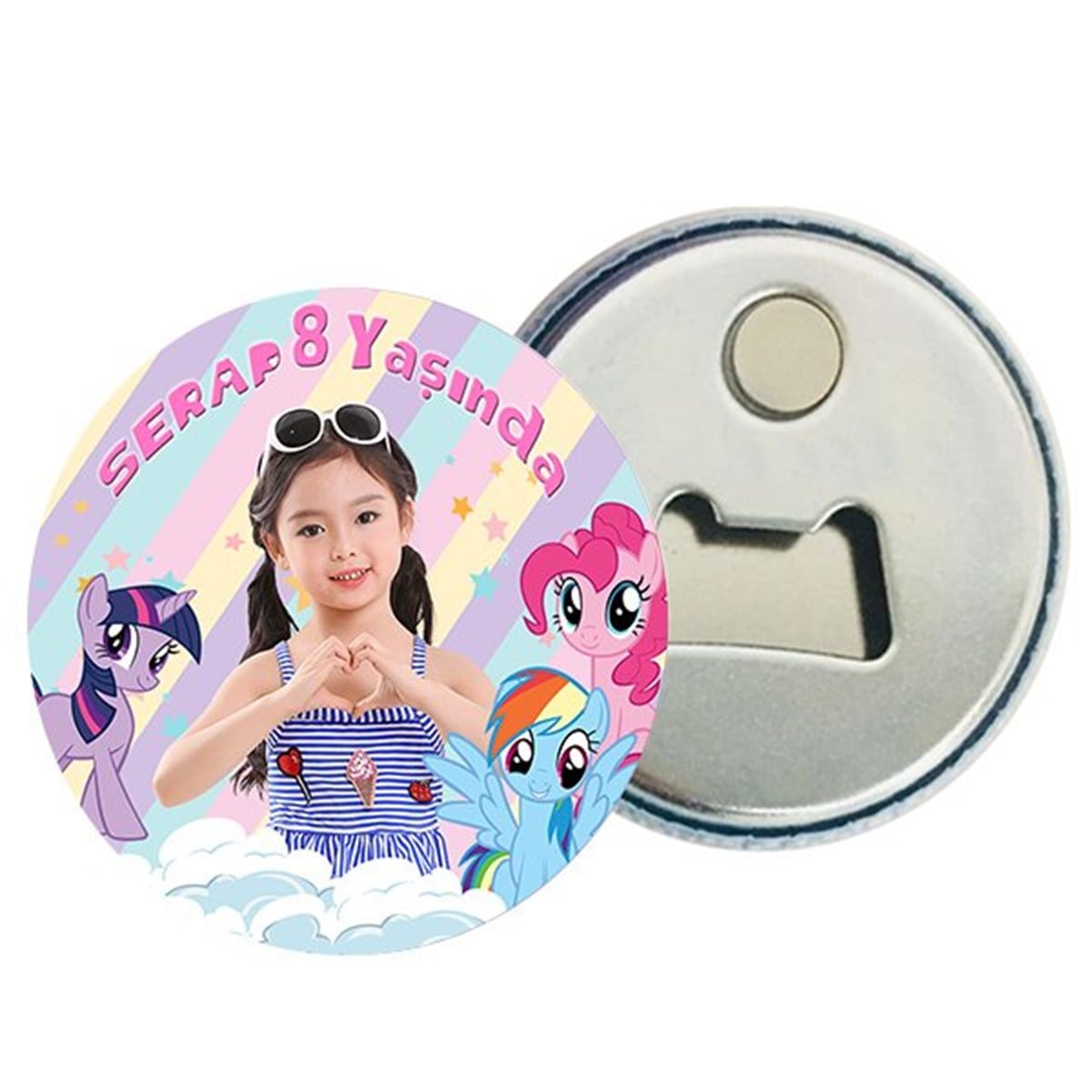 Kişiye Özel Pony Magnet Açacak 15 Adet