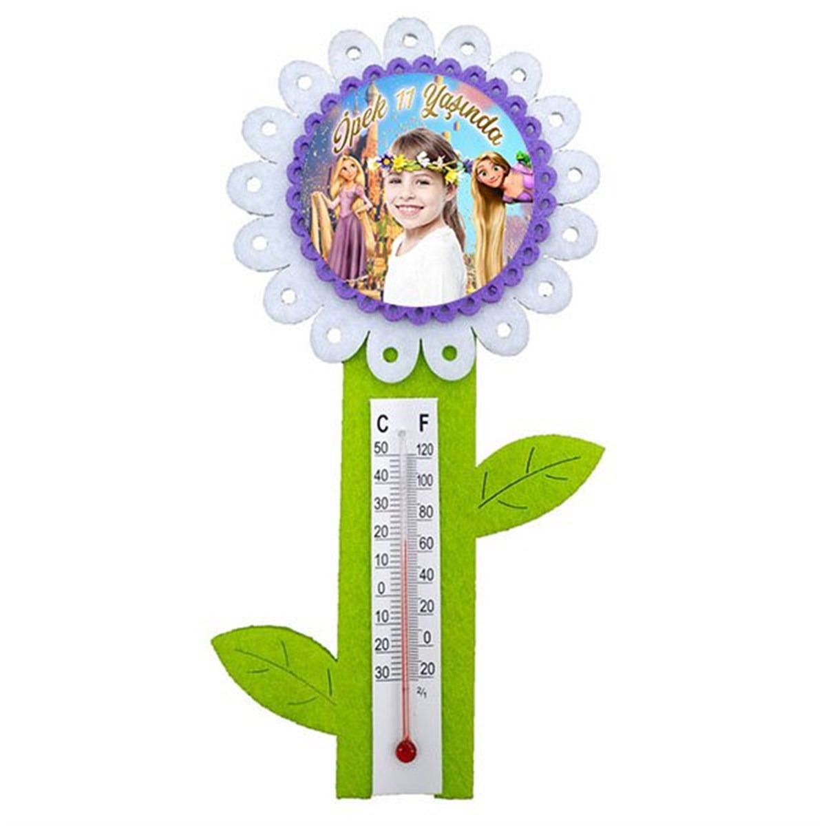 Kişiye Özel Rapunzel Termometre 8 Adet