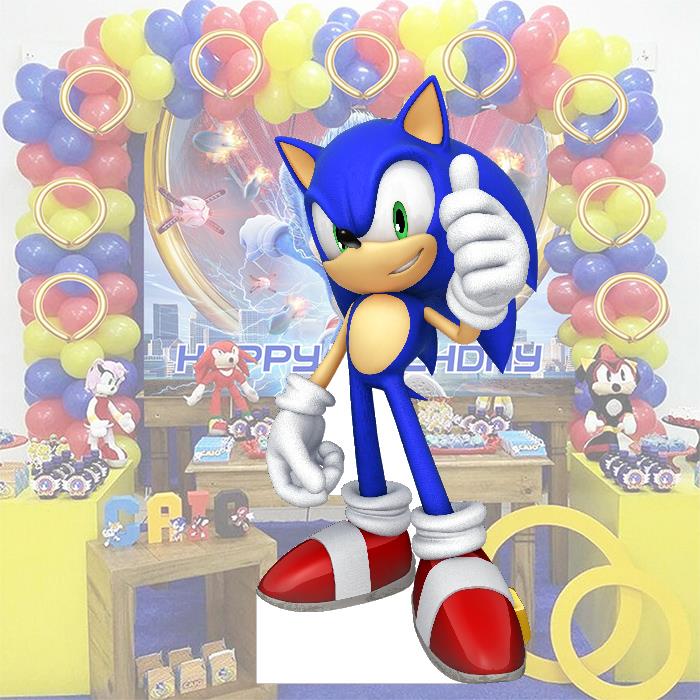 Kişiye Özel Sonic Ayaklı Pano