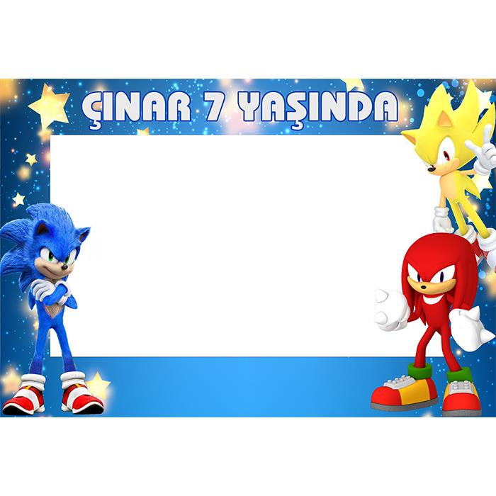 Kişiye Özel Sonic Çerçeve