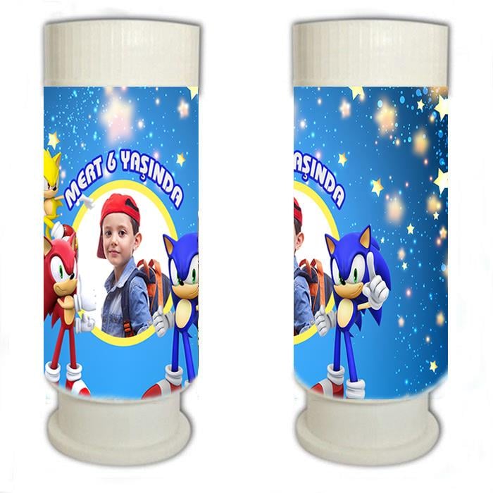 Kişiye Özel Sonic Köpük Baloncuk