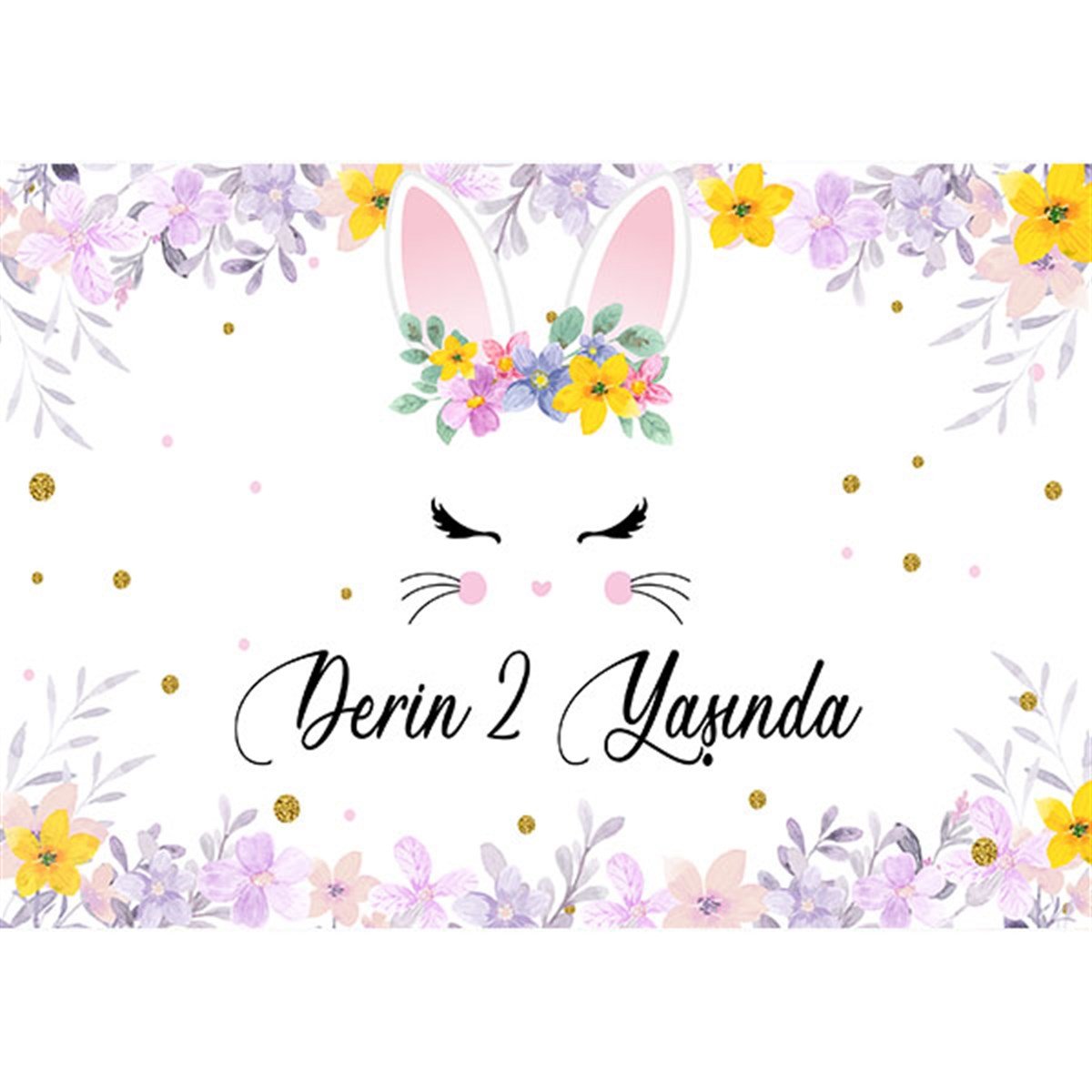 Kişiye Özel Tavşan Afiş