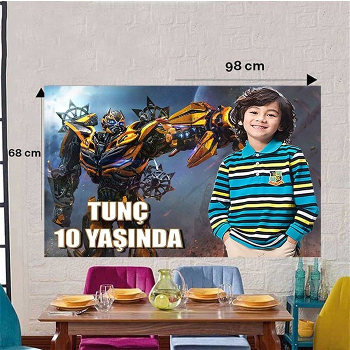 Kişiye Özel Transformers Duvar Panosu