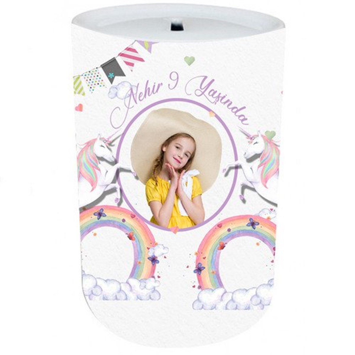 Kişiye Özel Unicorn Kumbara 8 Adet
