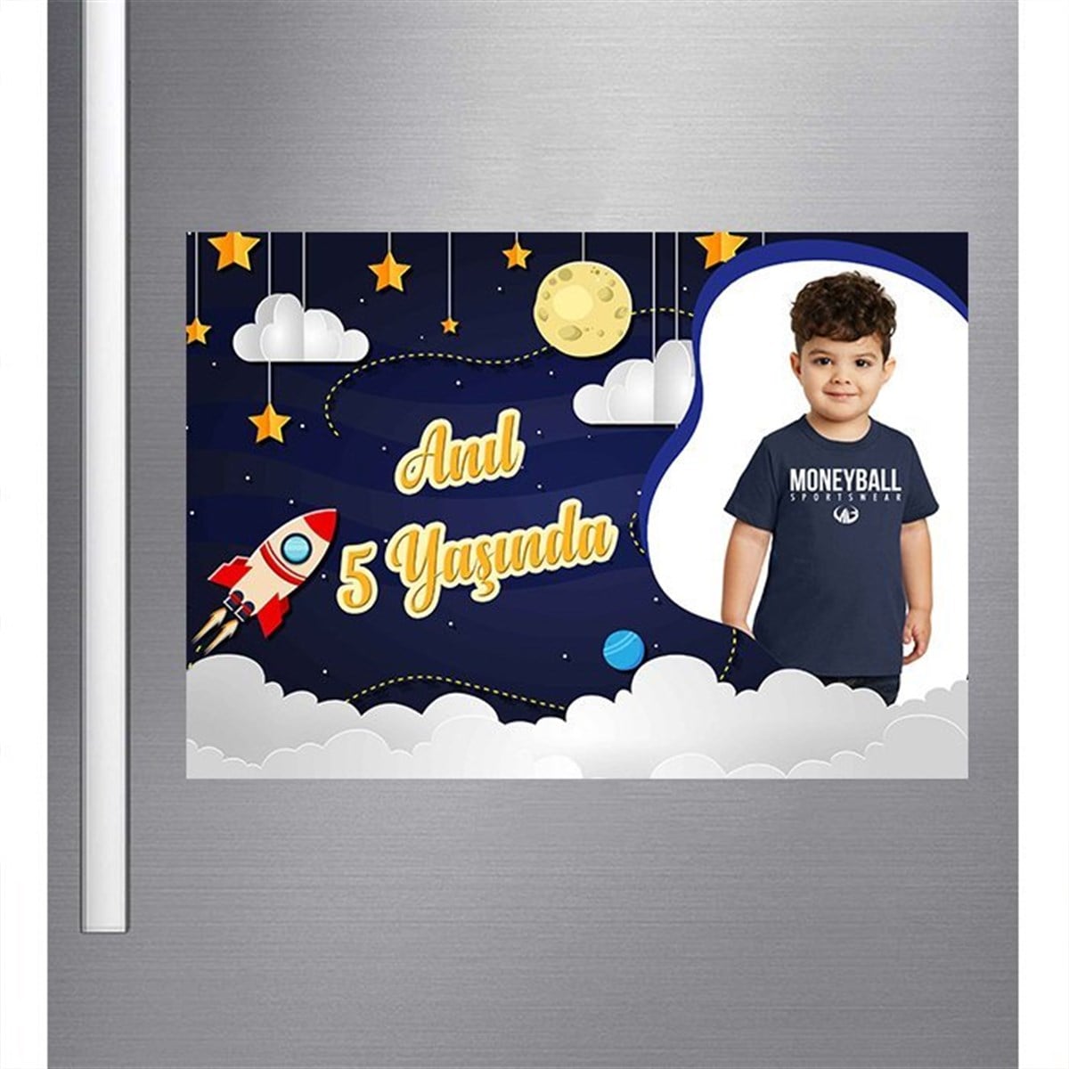 Kişiye Özel Uzay Temalı Magnet 18 Adet